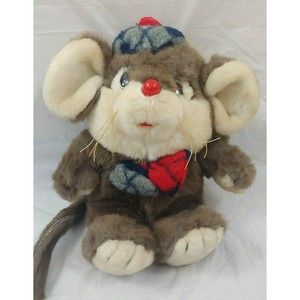 Vtg Target Stores Mouse Plush Christmas Lil Tweaks Stuffed Squeaks Dayton Hudson